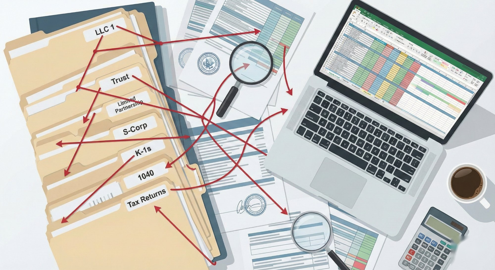 Your Borrower Owns 7 LLCs. Good Luck With That Spreadsheet.